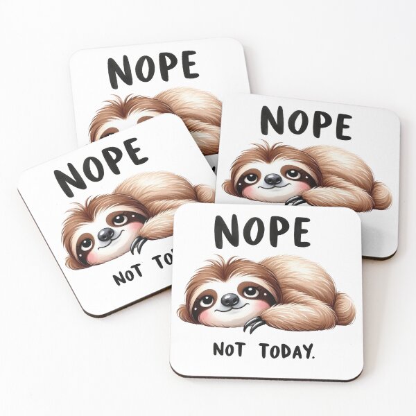 Item preview, Nope Not Today | Sticker designed and sold by animenosekaiii.
