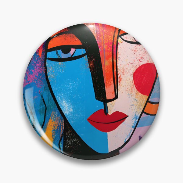 Item preview, Virgo Portrait of Inner Wisdom Abstract Zodiac Maiden Art with Vibrant Geometry and Celestial Grace designed and sold by OlfactoART Studio.