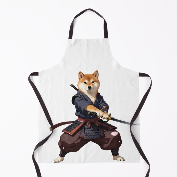 Item preview, Samurai Shiba Inu Japanese Warrior Graphic Tee designed and sold by GoldenPaw Society.