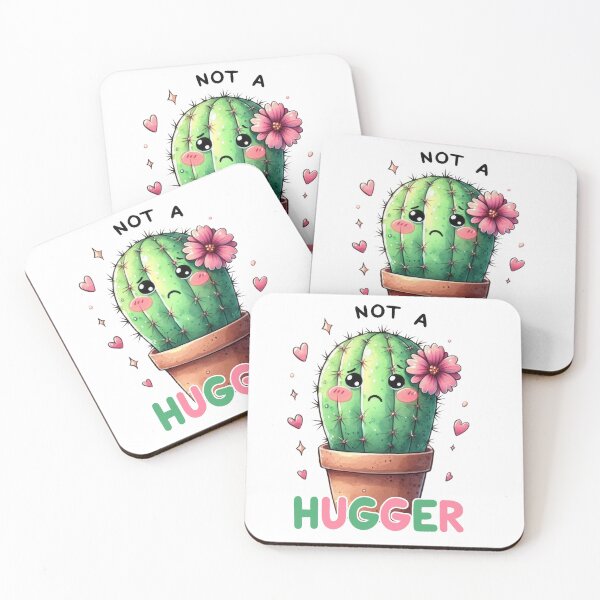 Item preview, Not A Hugger | Sticker designed and sold by animenosekaiii.