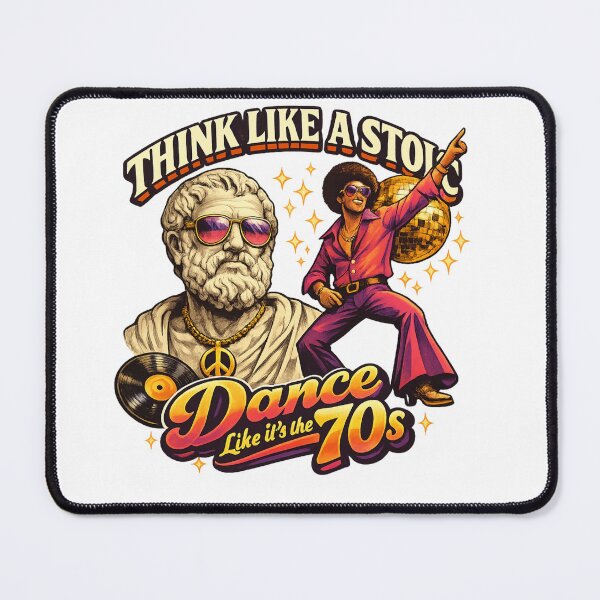 Item preview, Think Like a Stoic, Groove Retro designed and sold by Dresut.