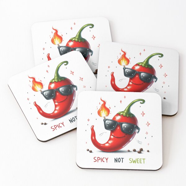 Item preview, Spicy Not Sweet | Sticker designed and sold by animenosekaiii.