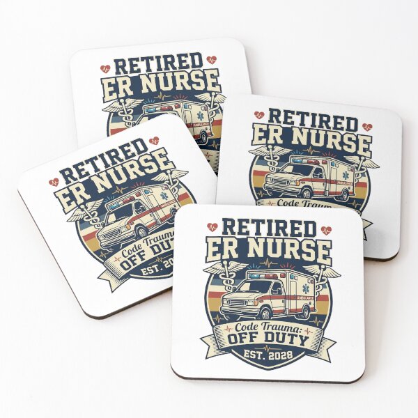 Item preview, Retired ER Nurse Code Trauma Off Duty Ambulance Emergency Room Nurse Gift Classic T-Shirt  designed and sold by podlook.