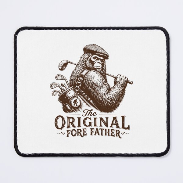 Item preview, The Original Fore Father Funny Golfing Bigfoot Golfer Gift designed and sold by gunaone-design.