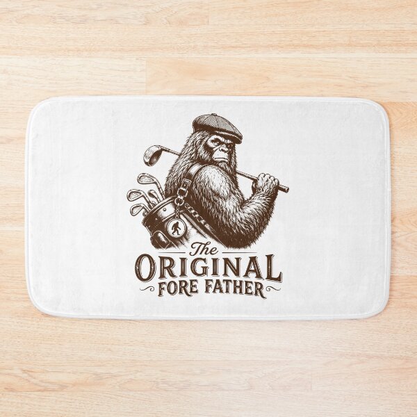 Item preview, The Original Fore Father Funny Golfing Bigfoot Golfer Gift designed and sold by gunaone-design.