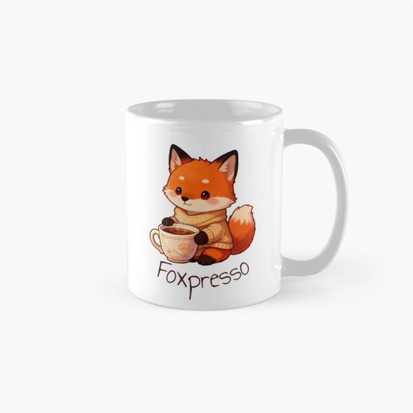 Artikelvorschau, Foxpresso entworfen und verkauft von WrenAndWhimsy.