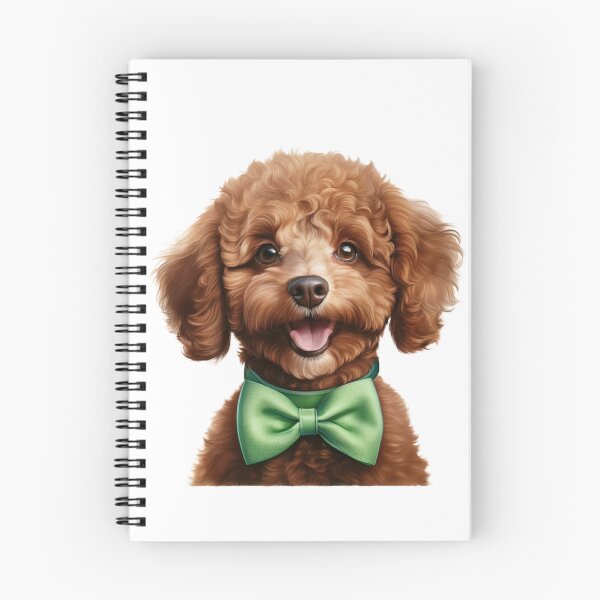 Item preview, TOY POODLE with Green Bow Tie designed and sold by MCreations0519.