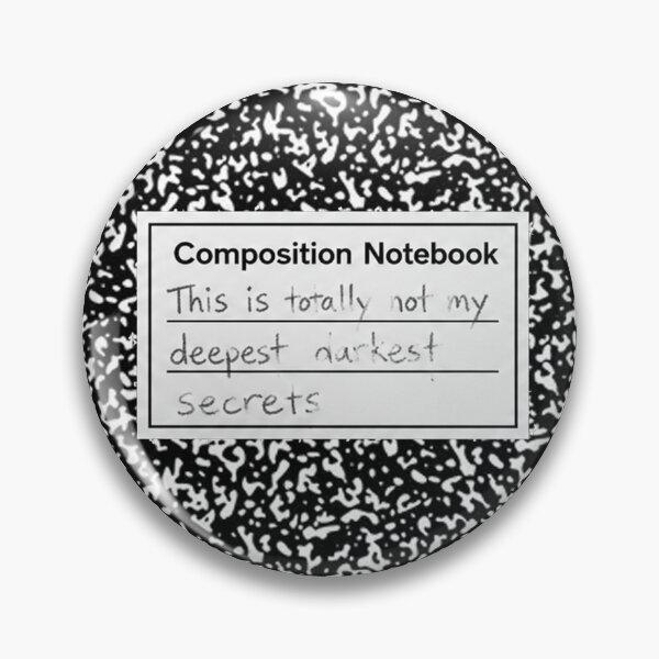 Item preview, This Is Totally Not My Deepest Darkest Secrets Funny Composition Notebook Journal designed and sold by SeriouslyArtistical.