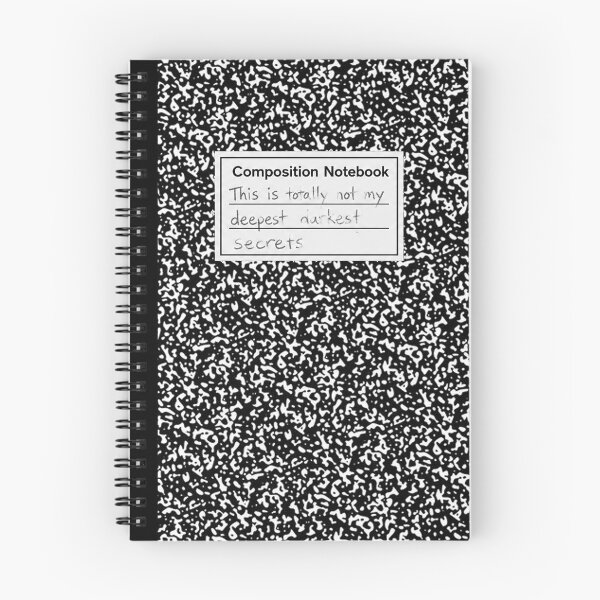 Item preview, This Is Totally Not My Deepest Darkest Secrets Funny Composition Notebook Journal designed and sold by SeriouslyArtistical.