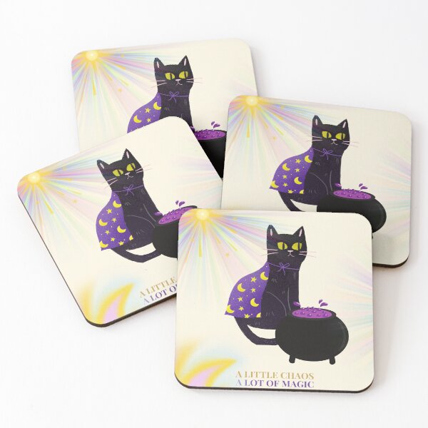 Item preview, Black Cat Witch Cauldron Magic designed and sold by AetherNest by Alicia Jia Dong.