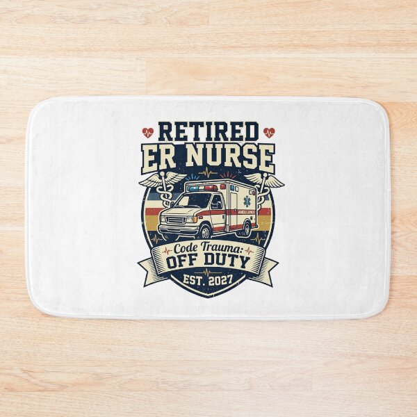 Item preview, Retired ER Nurse Code Trauma Off Duty EST 2027 Ambulance Nurse Retirement Gift Classic T-Shirt  designed and sold by podlook.