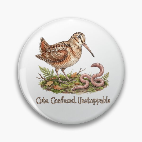 Item preview, American Woodcock Cute Confused Unstoppable | Funny Woodland Bird Design designed and sold by HelgaCraftery.