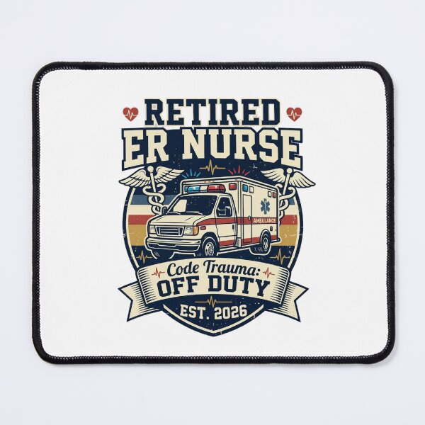 Item preview, Retired ER Nurse Code Trauma Off Duty EST 2026 Ambulance Nurse Retirement Gift Classic T-Shirt  designed and sold by podlook.