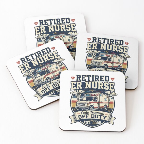 Item preview, Retired ER Nurse Code Trauma Off Duty EST 2026 Ambulance Nurse Retirement Gift Classic T-Shirt  designed and sold by podlook.