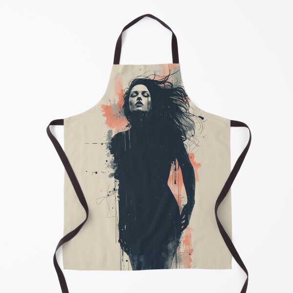 Item preview, Gothic Silhouette Watercolor Portrait - Solitude in Shadows designed and sold by ERODED SELF.