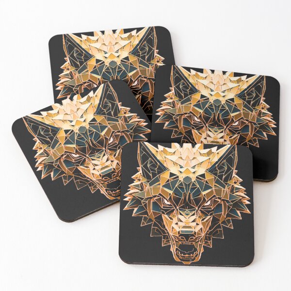 Item preview, Fierce 3D Geometric Wolf designed and sold by zuczekgti.