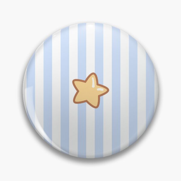 Item preview, Dreamy Blue Stripes & Star Pattern – Cute Celestial Design designed and sold by ThisIsDebbie.