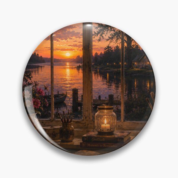 Item preview, Window of Evening Stillness designed and sold by Soft Pink Life Studio.