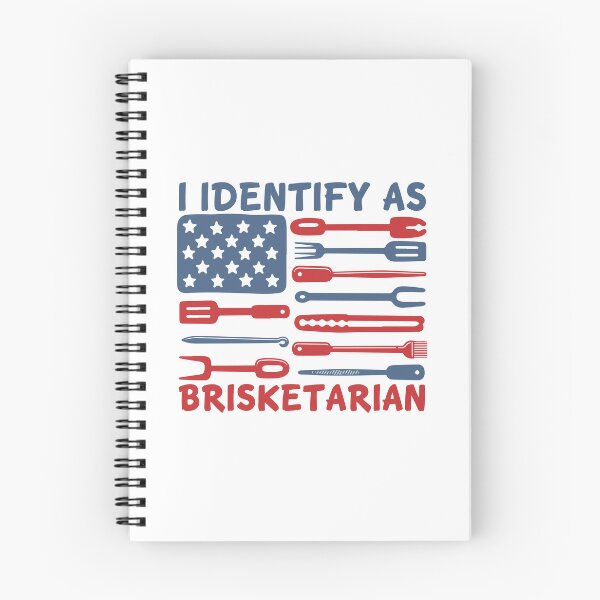 Item preview, I Identify As Brisketarian - BBQ Smoker Grilling Pitmaster Barbecue American Flag designed and sold by gunaone-design.