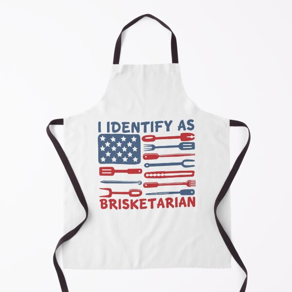 Item preview, I Identify As Brisketarian - BBQ Smoker Grilling Pitmaster Barbecue American Flag designed and sold by gunaone-design.
