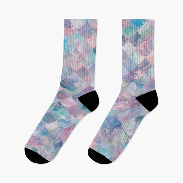 Item preview, Pastel Cute Mermaid Print Pink designed and sold by SeaStarMermaids.