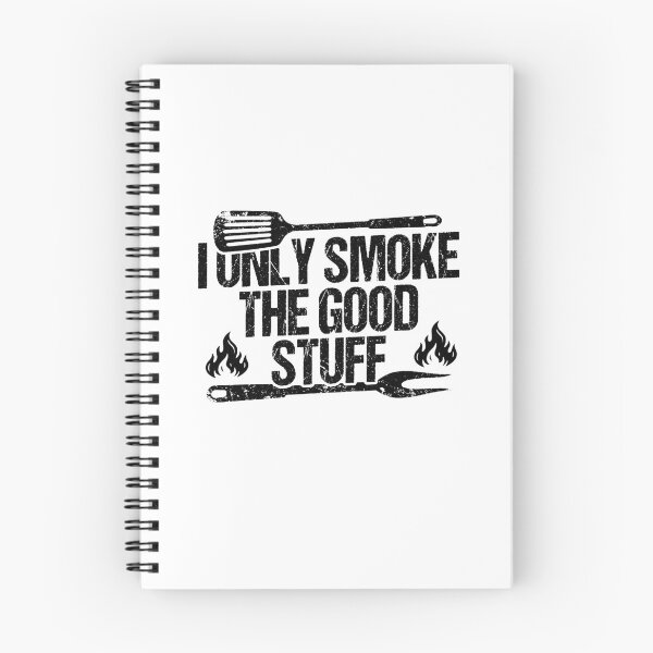 Item preview, I Only Smoke the Good Stuff Funny BBQ Grill Smoker Pitmaster Gift Grilling Lover Summer Cookout designed and sold by gunaone-design.