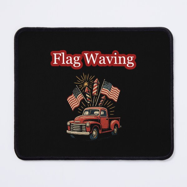 Item preview, Flag Waving Patriotic American Banner Design designed and sold by Dreamsartistry.