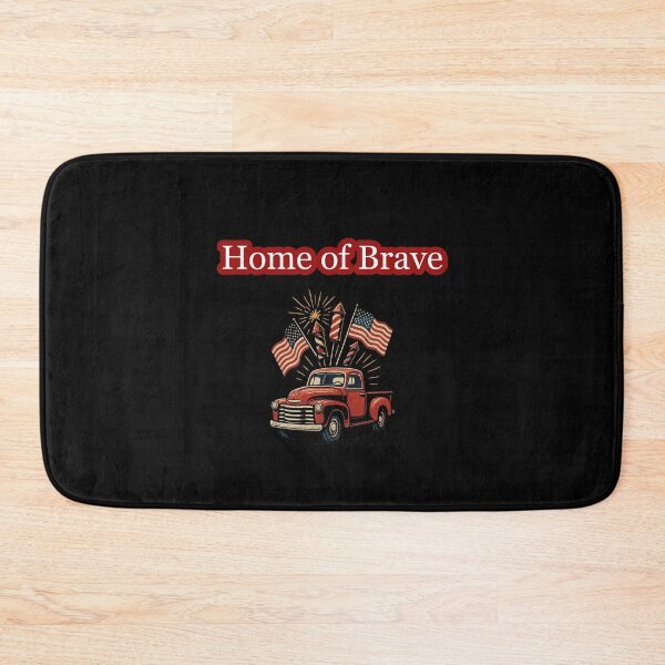 Item preview, Home of Brave Courageous American Spirit Design designed and sold by Dreamsartistry.