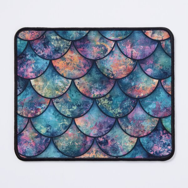 Item preview, Colorful Purple Mermaid Print designed and sold by SeaStarMermaids.