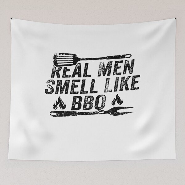 Item preview, Real Men Smell Like Barbeque BBQ designed and sold by gunaone-design.