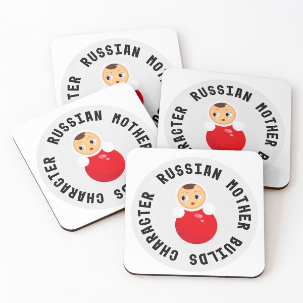Item preview, Russian Mother Builds Character.  Babushka.  Russian Mother.  Gift for a Russian Mother, Russian Woman. designed and sold by ShrimpAndGrits.