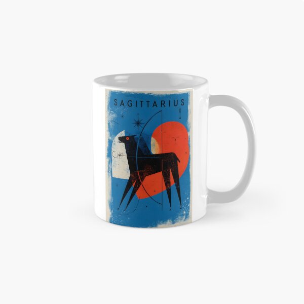 Item preview, Sagittarius Chasing Horizons Abstract Zodiac Centaur Art with Geometric Cosmic Precision designed and sold by OlfactoART Studio.