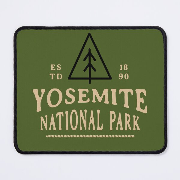 Item preview, Yosemite National Park Vintage Text Design designed and sold by American Travels.