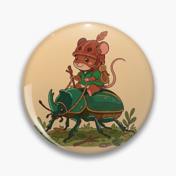 Item preview, Warrior Mouse Riding a Beetle designed and sold by FoxLab Studio.