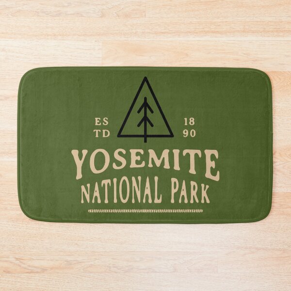 Item preview, Yosemite National Park Vintage Text Design designed and sold by American Travels.