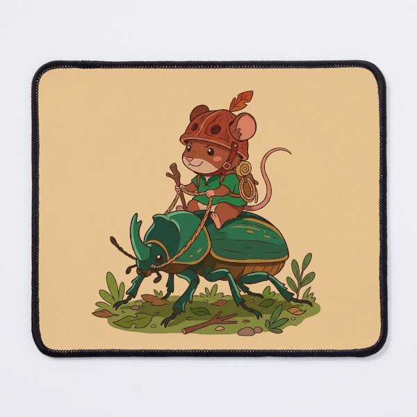 Item preview, Warrior Mouse Riding a Beetle designed and sold by FoxLab Studio.