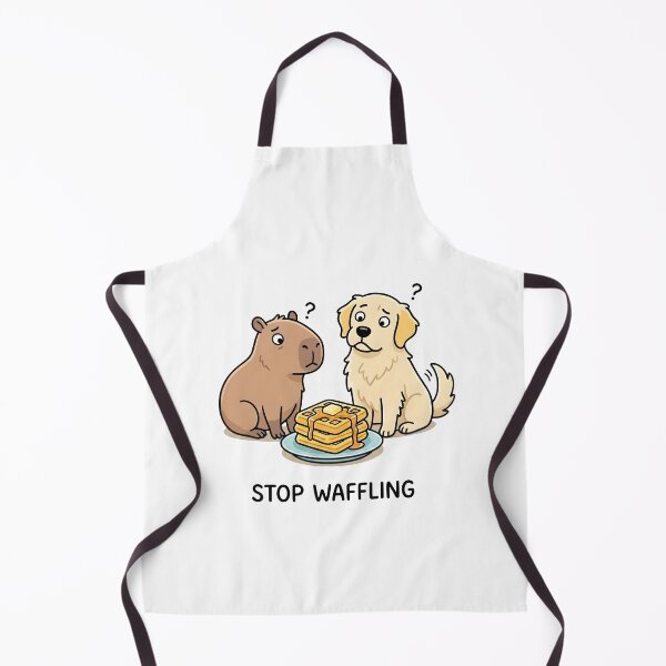 Item preview, Stop Waffling Capybara And Dog Indecisive designed and sold by laughingshirts.