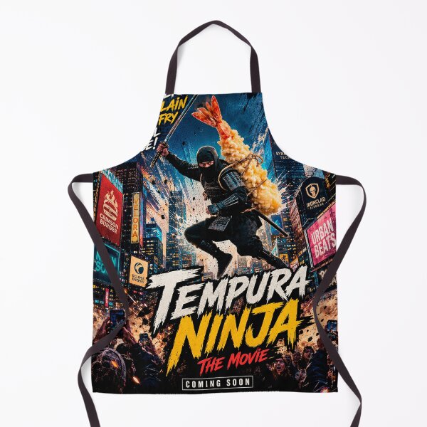 Item preview, Tempura Ninja: Crispy Justice designed and sold by Surreal Characters & Cute Pups.