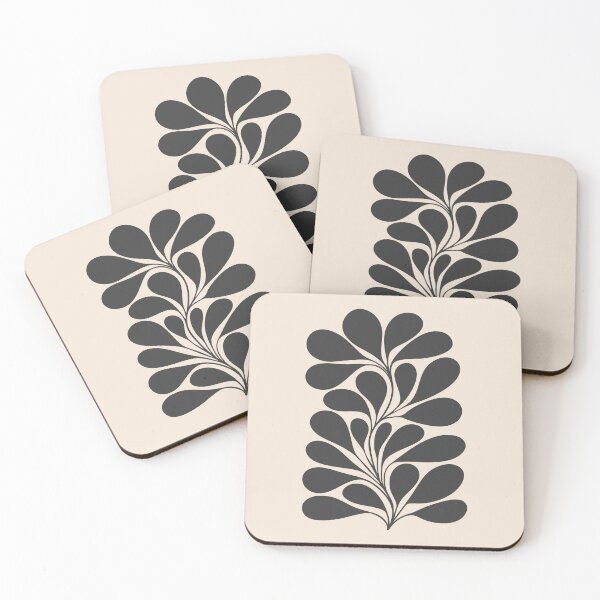 Item preview, Neutral Abstract Botanical Art designed and sold by NicoleYoungStudio.