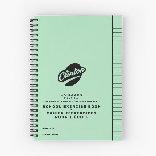 Item preview, Green Canadian School Exercise Book Parody Journal, Retro 90s Student Notebook Aesthetic designed and sold by SeriouslyArtistical.
