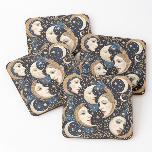 Item preview,  Moon Phases Masks - Dream, Mystery, Transformation  designed and sold by Natalia-Vlad.