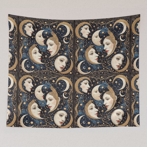 Item preview,  Moon Phases Masks - Dream, Mystery, Transformation  designed and sold by Natalia-Vlad.