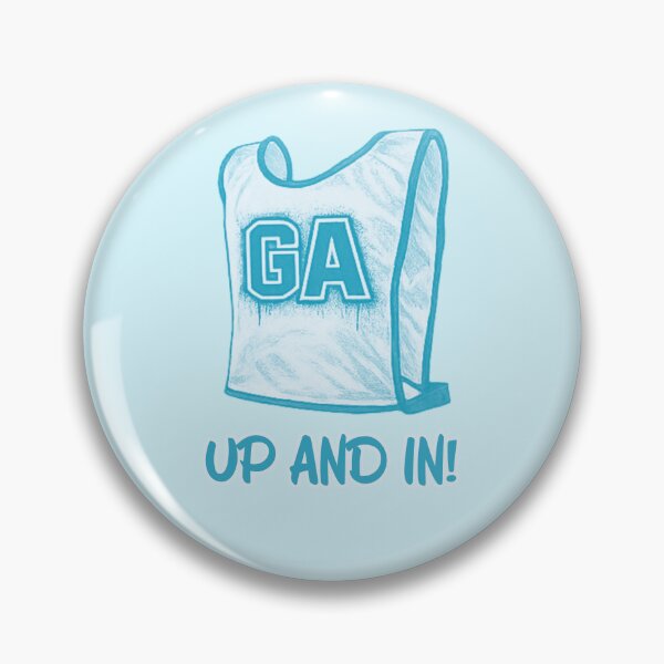 Item preview, GA Goal Attack - Netball -Up and In! designed and sold by Hello Bee Bee.