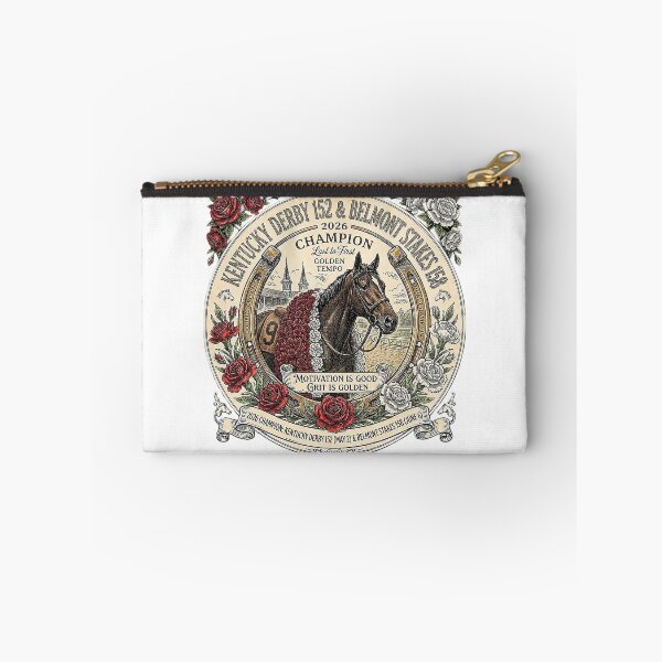 Item preview, Golden Tempo: 2026 Derby & Belmont Champion horse racing gifts and more designed and sold by Ginny Luttrell.