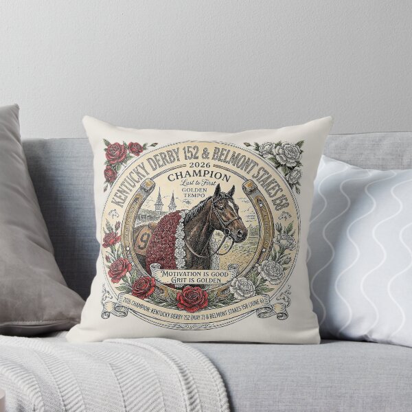 Item preview, Golden Tempo: 2026 Derby & Belmont Champion horse racing gifts and more designed and sold by Ginny Luttrell.