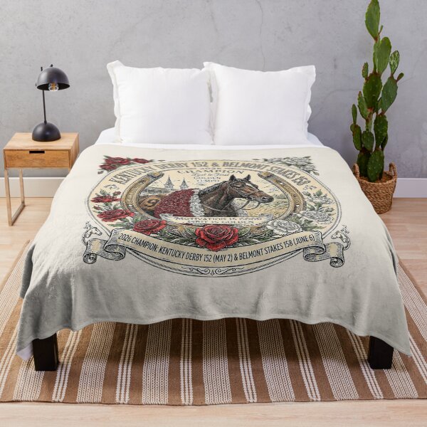 Item preview, Golden Tempo: 2026 Derby & Belmont Champion horse racing gifts and more designed and sold by Ginny Luttrell.