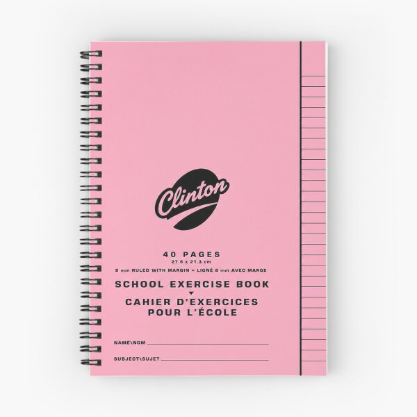 Item preview, Pink Canadian School Exercise Book Parody Journal, Retro 90s Student Notebook Aesthetic designed and sold by SeriouslyArtistical.
