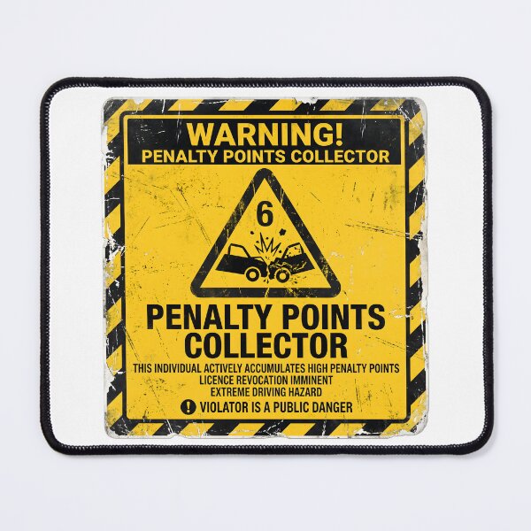 Item preview, Penalty Points Collector - Sim Racing designed and sold by GarageGraphics.