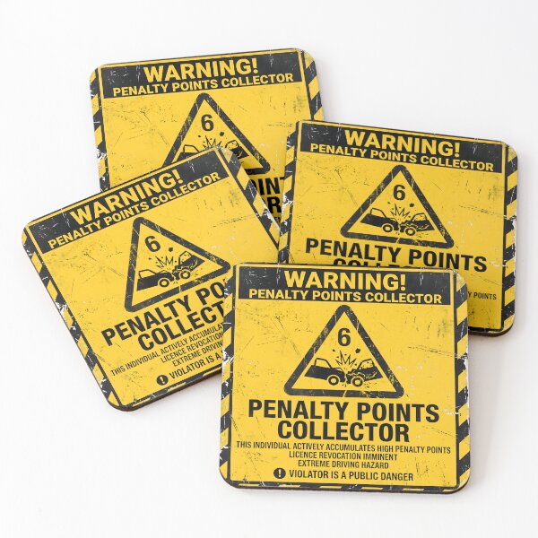 Item preview, Penalty Points Collector - Sim Racing designed and sold by GarageGraphics.