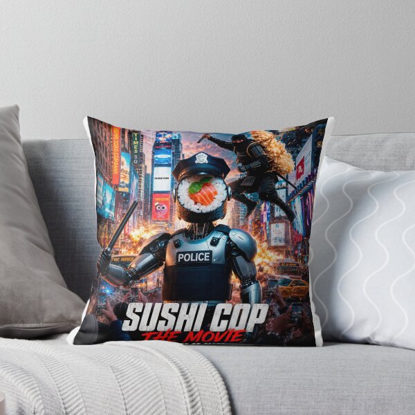 Item preview, Sushi Cop: Cyberpunk Justice - The Tempura Ninja Battle designed and sold by Surreal Characters & Cute Pups.